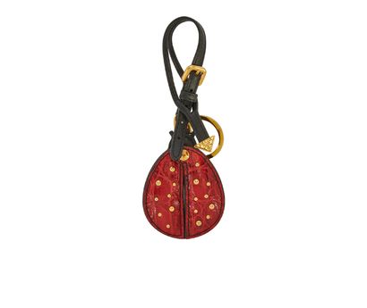 Prada Ladybird Keyring, front view